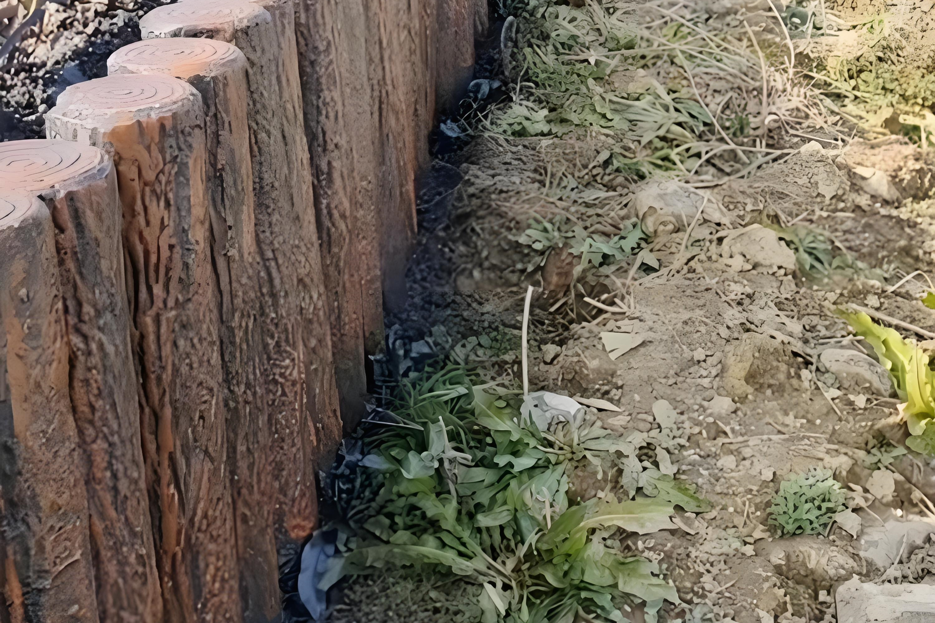 水泥樁批發(fā)廠家泓樺錦嘉-水泥仿木樁表面的紋理是如何制作出來的?